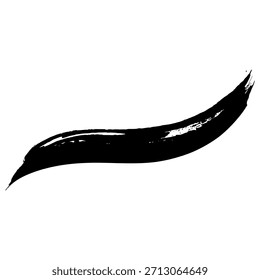 Pinceladas de tinta negra adecuadas para fondos creativos