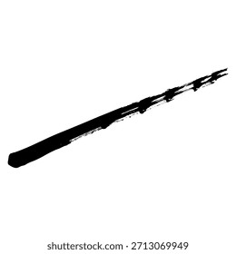 Pinceladas de tinta negra en negro adecuadas para fondos en trabajos de diseño