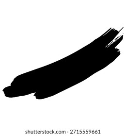 Trazos de pincel de tinta negra adecuados para fondos en diseño