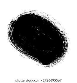 schwarze Pinselstriche, geeignet für Designhintergründe