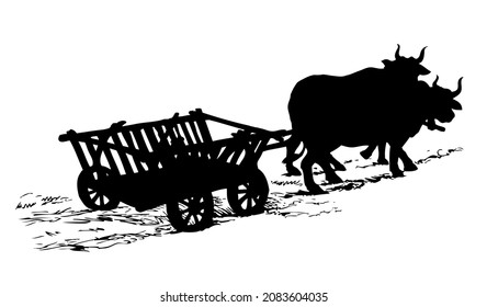 101 Bull draw cart Images, Stock Photos & Vectors | Shutterstock