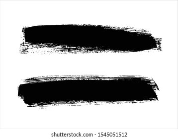 black ink paint stroke background