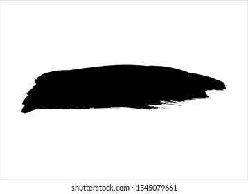 black ink paint stroke background