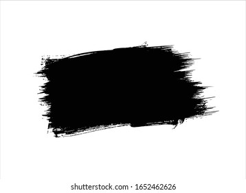 black ink paint stroke background 