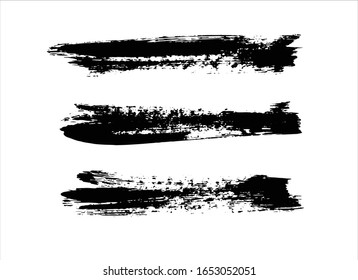fondo de trazo de pintura negro 