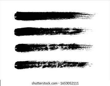 black ink paint stroke background 