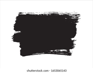 black ink paint stroke background 