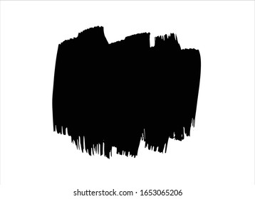 black ink paint stroke background 