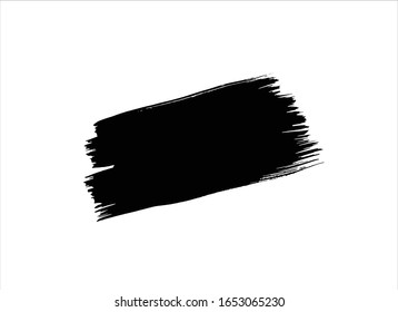 black ink paint stroke background 