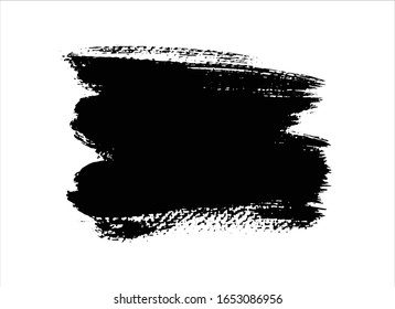 black ink paint stroke background 