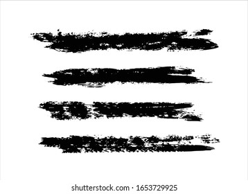 black ink paint stroke background 