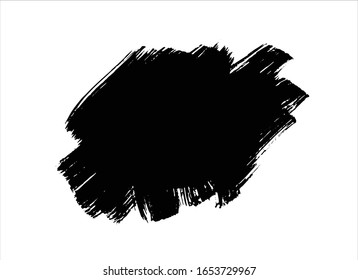 black ink paint stroke background 