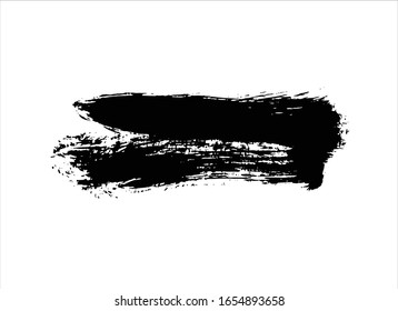 black ink paint stroke background 