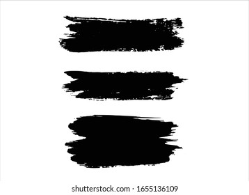 black ink paint stroke background 