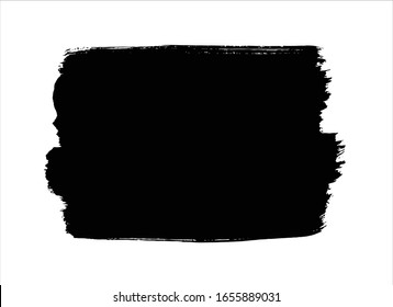 black ink paint stroke background 