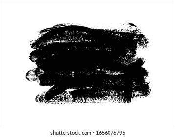 black ink paint stroke background 