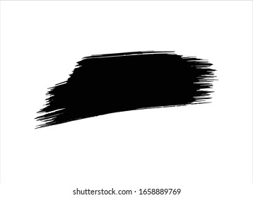 fondo del trazo de pintura negra