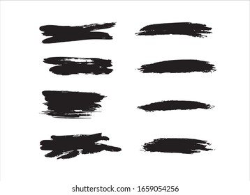 schwarze Farbanstrich, Vektorillustration
