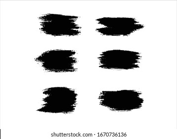 Black Ink Paint Stroke Background