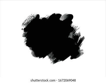 fondo de trazo de pintura negro