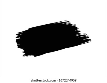 black ink paint stroke background