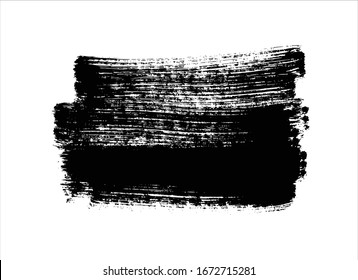 black ink paint stroke background