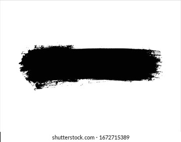 black ink paint stroke background