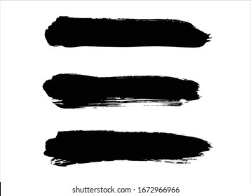 black ink paint stroke background