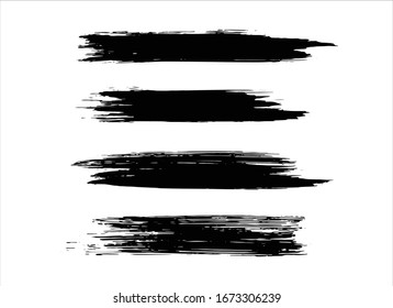 black ink paint stroke background