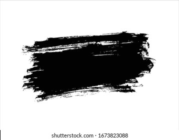 black ink paint stroke background