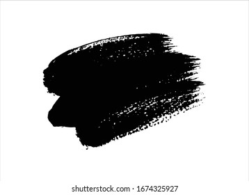 fondo de trazo de pintura negro
