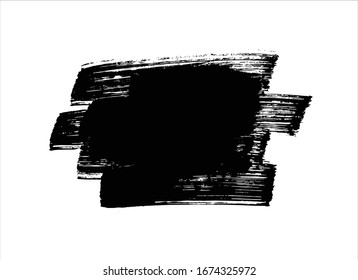 fondo de trazo de pintura negro