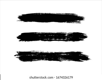 black ink paint stroke background