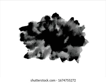fondo de trazo de pintura negro