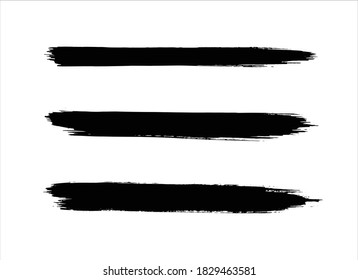 black ink paint stroke background