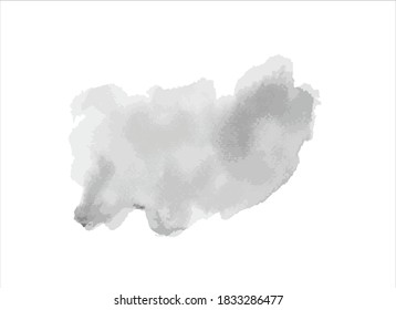 black ink paint stroke background vector