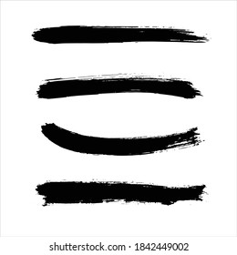 black ink paint stroke background