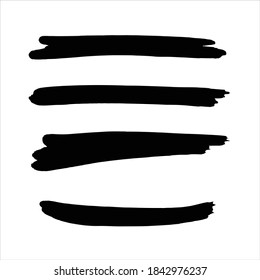 black ink paint stroke background