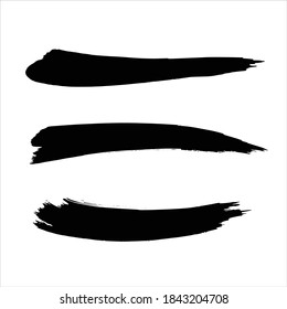 black ink paint stroke background