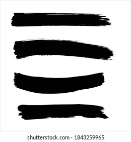 fondo de trazo de pintura de tinta negra