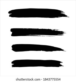 fondo de trazo de pintura de tinta negra