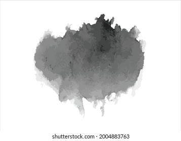 black ink paint stroke background