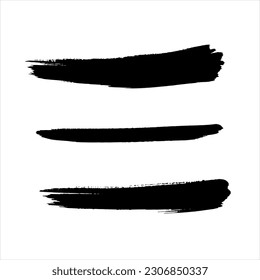 black ink paint stroke texture background