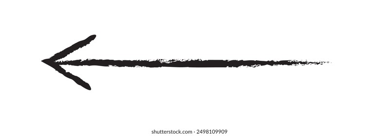 Schwarze Pinselstriche für die Farbvektorpinsel. Dicke schmutzige Distress Textur. Grunge raue Pinsel. Touchmaterial, schmutziger Spritzer, handgeschriebene Textur, einfache Streifen