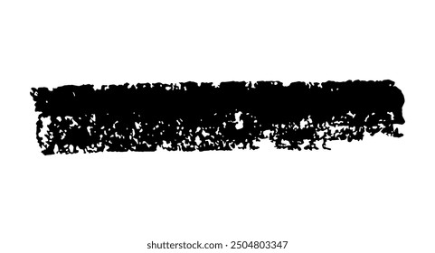 Black ink paint vector brush strokes. Thick dirty distress texture. Grunge rough paint brushes. touch material, dirty splash, handwritten texture simple stripes