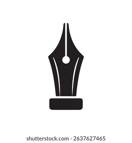 Black Ink Pen Silhouette Illustration