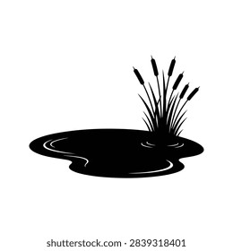 Black ink splash creating ripples and dynamic patterns in water, emphasizing fluidity and motion in an abstract artistic composition.