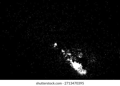 Salpicadura de tinta negra, fondo de ciencia