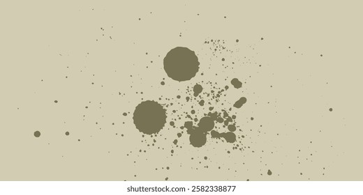 Black ink splash vector illustration symbolizing creativity and artistic expression