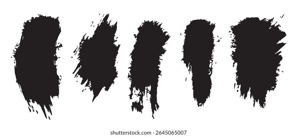 Abstrakte Hintergrundtextur mit schwarzen Tinte.